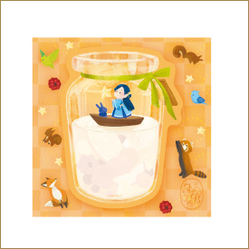 ミニマインダイカット付箋（はちみつ）