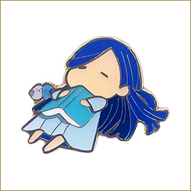 ミニマインピンバッジ（おやすみ）