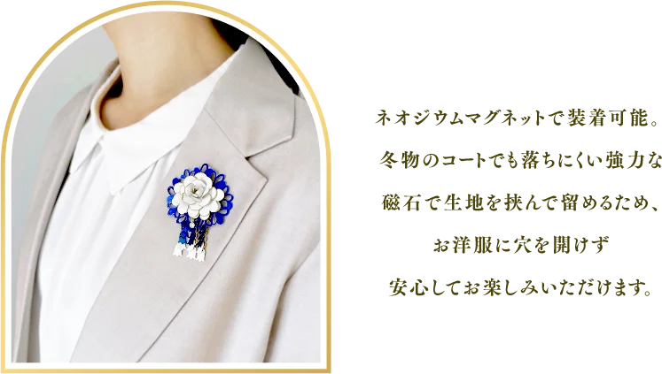 ローゼマインの髪飾り風ブローチイメージ