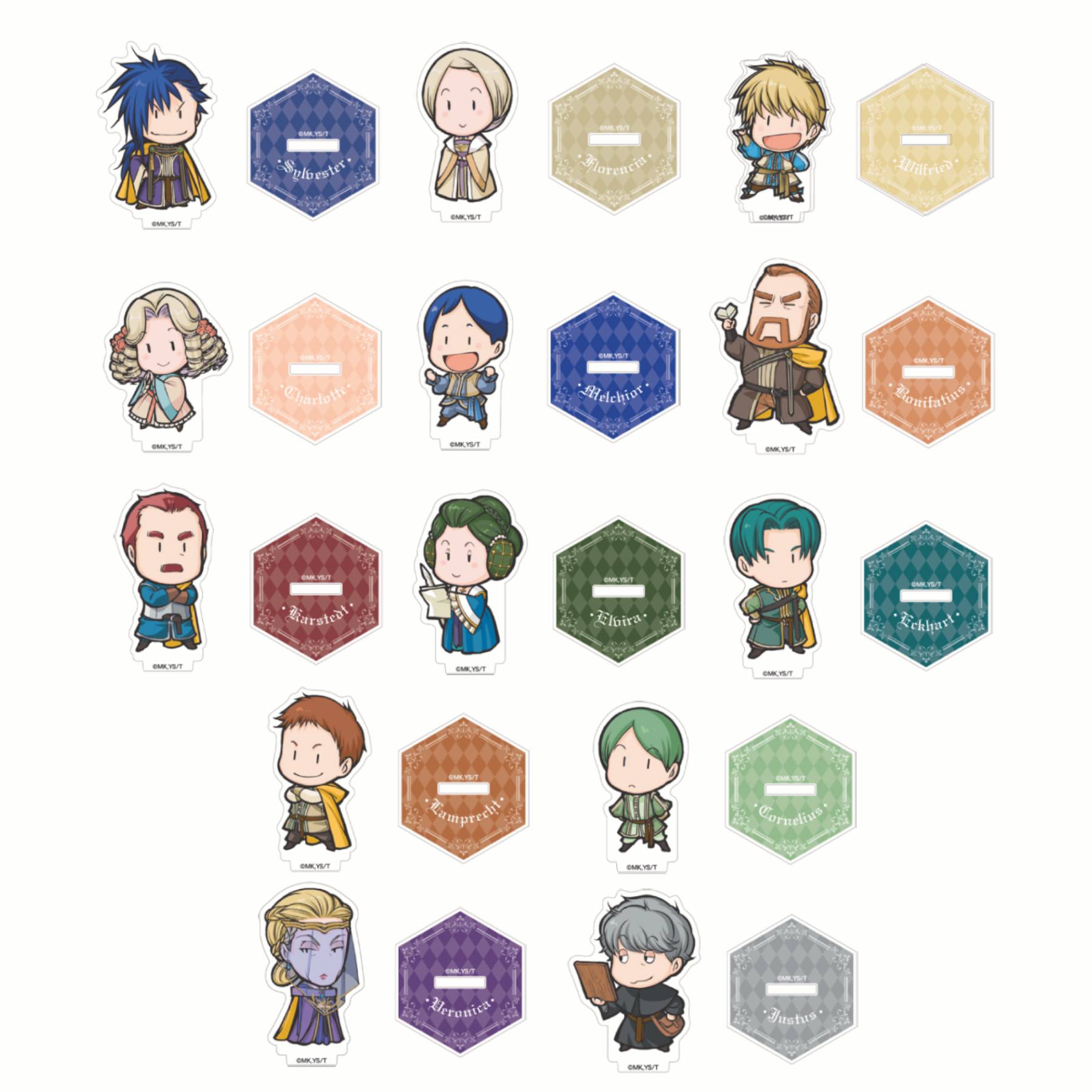 本好きの下剋上　ミニアクリルスタンド＜エーレンフェストの貴族編＞全13種セット