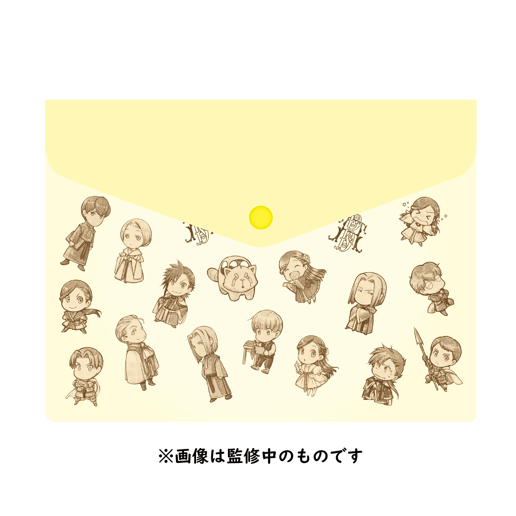 本好きの下剋上　マルチフラットポーチ（第三部キャラクター）