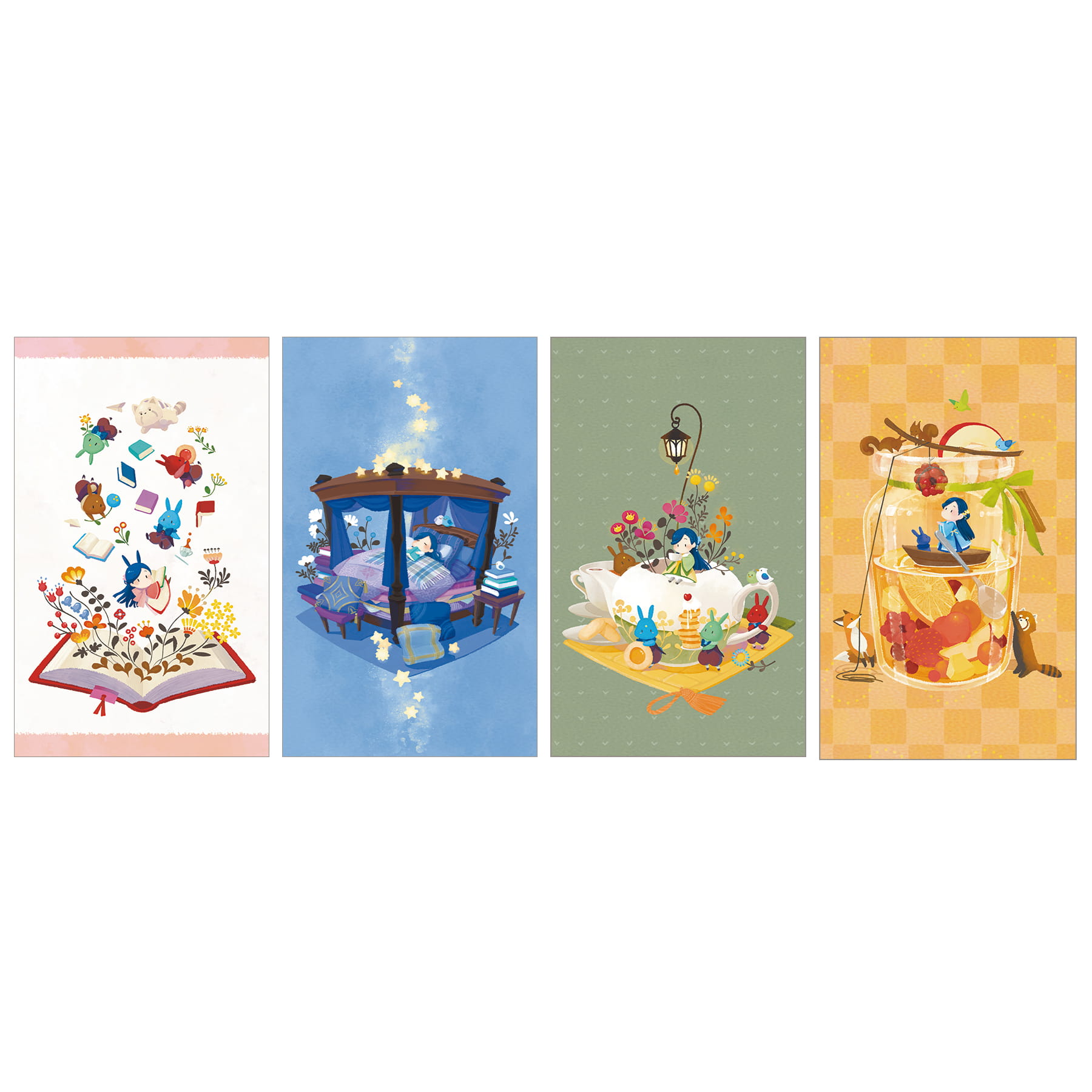 本好きの下剋上　ポチ袋4枚セット（ミニマイン第2弾）