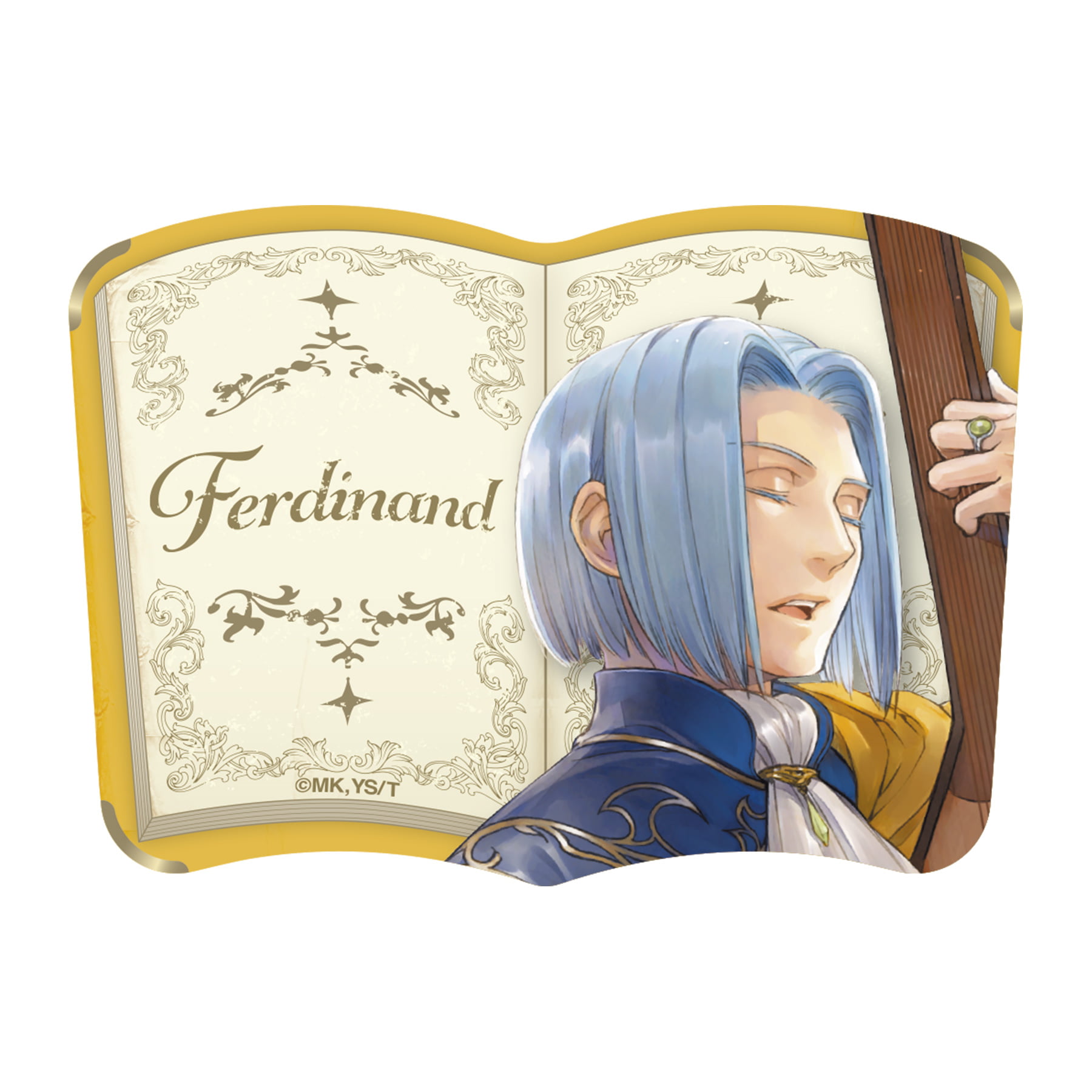 本好きの下剋上　ブック型缶バッジ（フェルディナンドB）