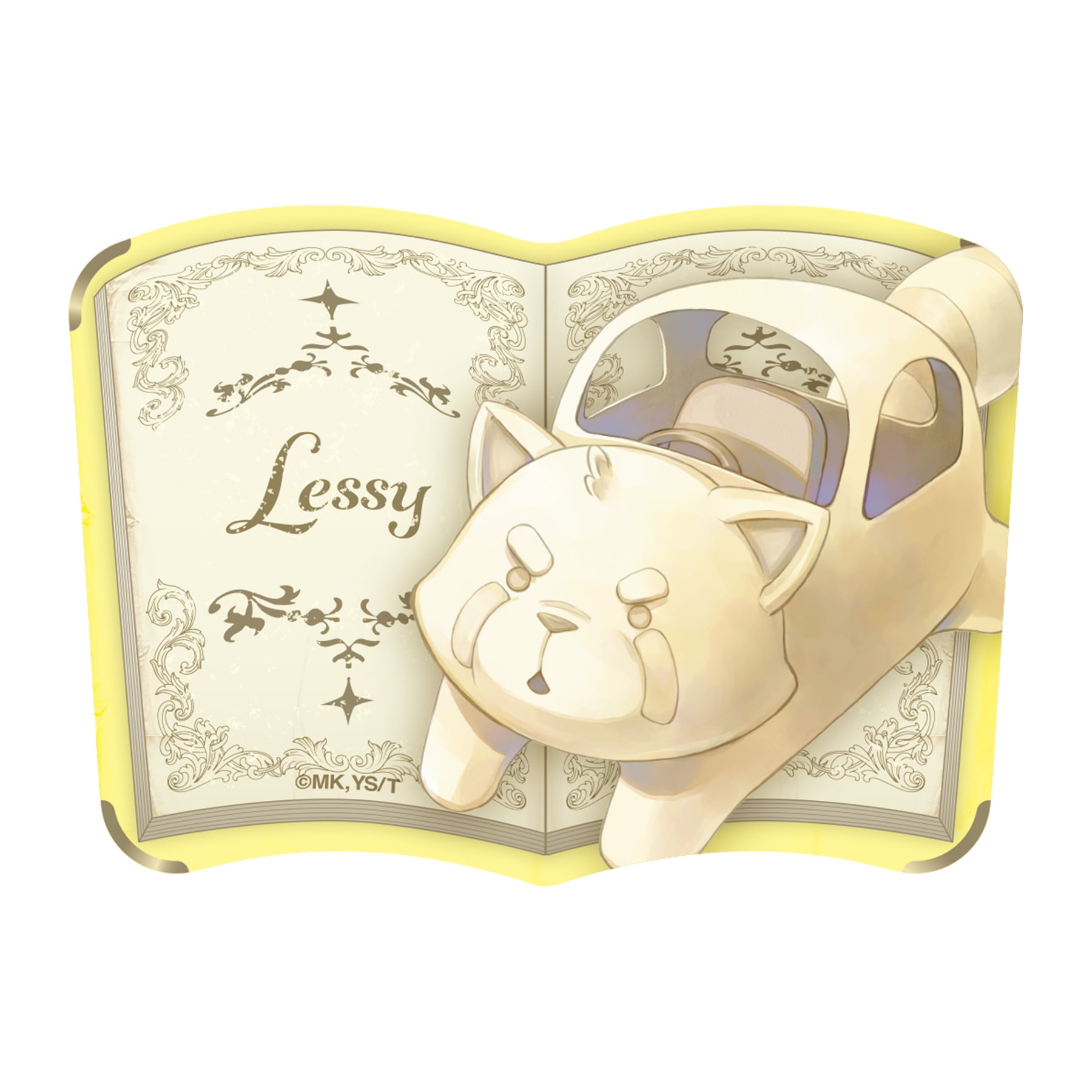 本好きの下剋上　ブック型缶バッジ（レッサーくん）