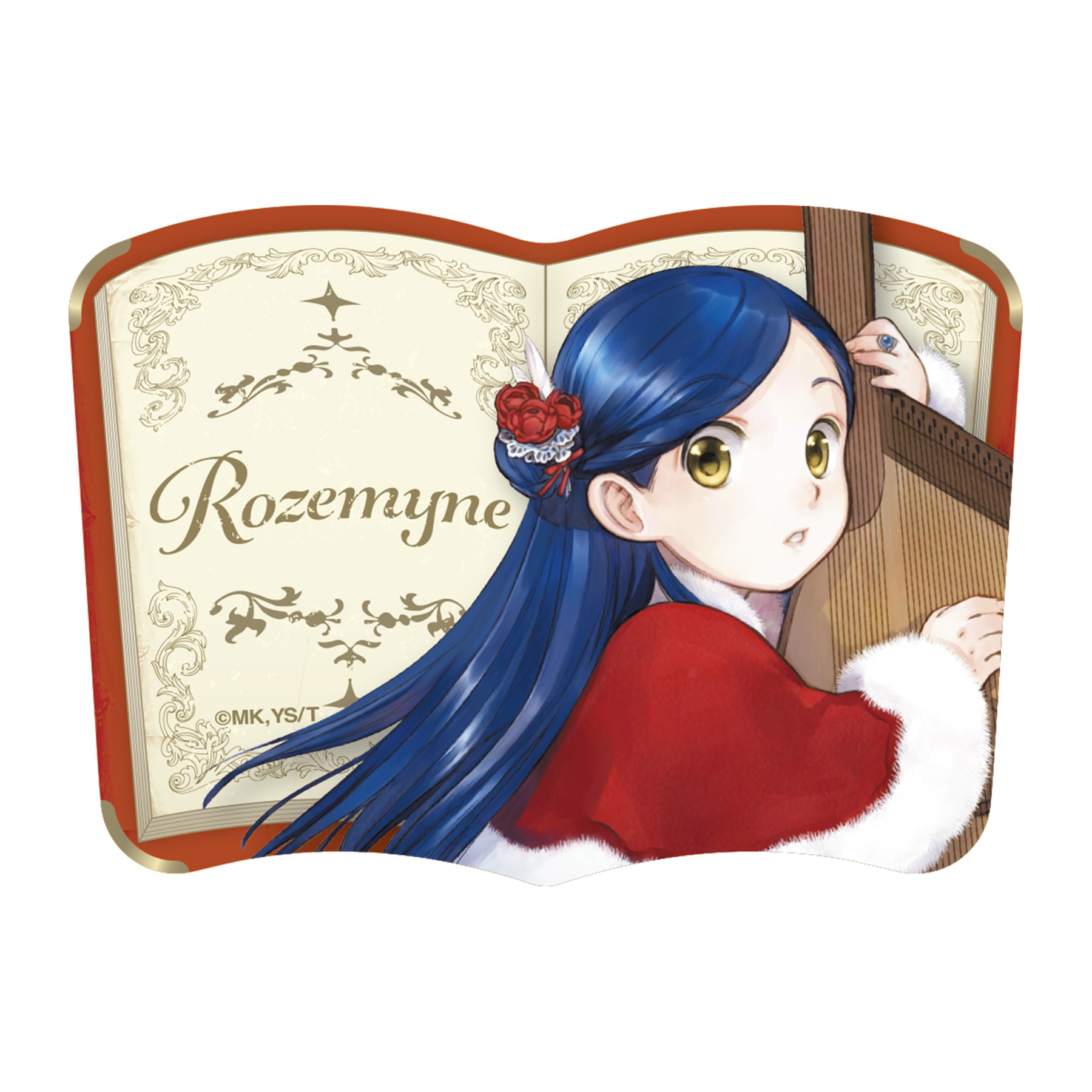 本好きの下剋上　ブック型缶バッジ（ローゼマインB）