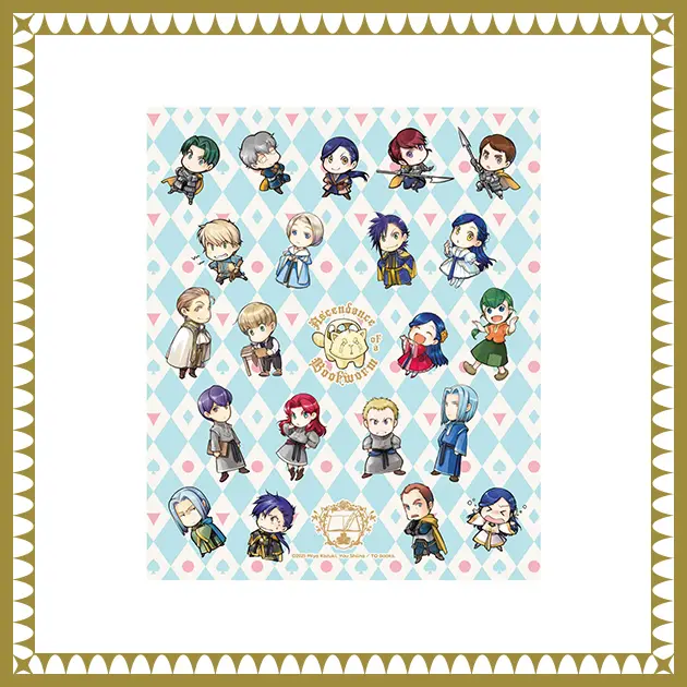 ミニ下敷き（第三部キャラクター）