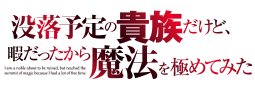 没落予定の貴族だけど、暇だったから魔法を極めてみた