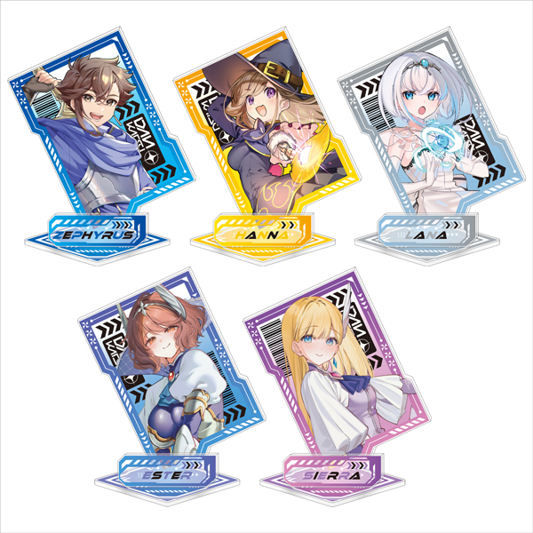 ゲーム世界転生〈ダン活〉　アクリルスタンド全5種セット