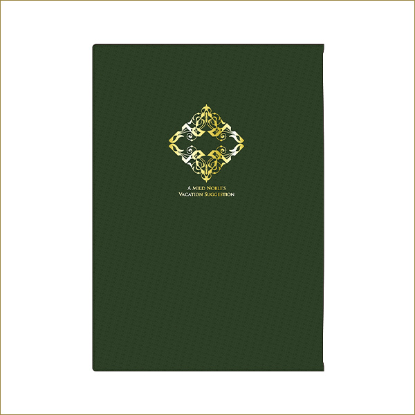 穏やか貴族の休暇のすすめ。　紋章ブックカバー（塩ビ）